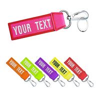 misscase porte-clés de bagage personnalisée, accessoires d'étiquette de broderie de porte-clés personnalisés pour les bureaux de sac à dos de moto de voiture de scooter d'hommes (Sil Dog Buckle)