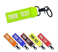 misscase Porte-clés de bagage personnalisée, Étiquette Bagage personnalisés pour sac à dos de moto accessoires de voiture de scooter (BK Fish-Mouth Buckle)