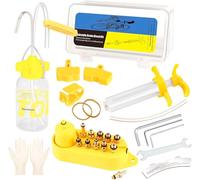 MissFox Kit de Purge Frein à Disque Hydraulique, Kit Frein Hydraulique VTT, Outils de Réparation pour Freins de Vélo