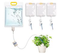 MissFox Lot de 4 Systèmes d'Irrigation Automatique pour Plantes - Arrosage Goutte-à-Goutte 3,5L avec Soupape de Contrôle Réglable - Dispositif d’Arrosage pour Plantes d’Intérieur et d’Extérieur