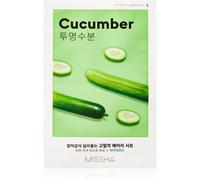 Missha Airy Fit Cucumber Masque Tissu Hydratant Et Revitalisant Pour Peaux Sèches 19 G
