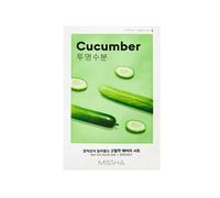 Missha Airy Fit Cucumber masque tissu hydratant et revitalisant pour peaux sèches 19 g