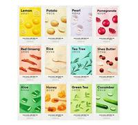 Missha Airy Fit Sheet Mask Skin-Fit Daily With Perfect Adhesion , 12 Unité (Lot De 1)