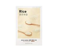 MISSHA - Masque Facial Airy Fit Sheet au Riz | Nutrition Intensive | Peau Rayonnante et Rajeunie | Hydratation Profonde, Blanc, 19 g