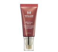 MISSHA M Perfect Cover BB Cream N°22 Cool Sand - Teinte moyenne avec sous-tons neutres/chauds SPF 42 P 50 ml - Crème hydratante teintée pour le visage avec protection solaire