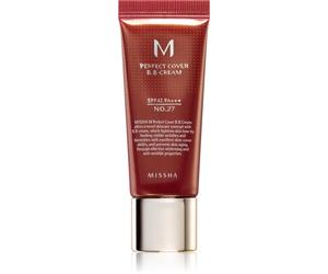 Missha M Perfect Cover BB crème très haute protection solaire petit format teinte No. 27 Honey Beige SPF 42/P 20 ml