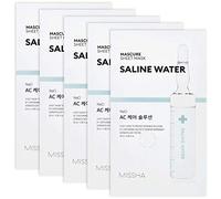 MISSHA - Masque Facial Ac Care Solution Sheet Mask NaCl | Soin Spécifique pour l'Acné | Purifiant et Antiseptique avec NaCl | Contient de l'Acide Salicylique et des Extraits Botaniques, 1 Unité