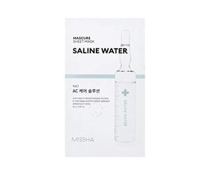 MISSHA - Masque Facial Ac Care Solution Sheet Mask NaCl | Soin Spécifique pour l'Acné | Purifiant et Antiseptique avec Na ontient de l'Acide Salicylique et des Extraits Botaniques, 1 Unité