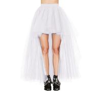 MisShow Jupe Longue Tutu en Tulle à Taille élastique, Jupe de fête, Festival pour Femme, Taille Unique