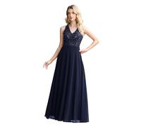 Misshow Robe de Soiree Femme Longue Chic Robe de Cocktail pour Mariage à Bretelle Robe de Bal Elégante