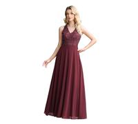 Misshow Robe de Soiree Femme Longue Chic Robe de Cocktail pour Mariage à Bretelle Robe de Bal Elégante