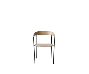 Missing Chaise de Salle à Manger avec Accoudoirs Chêne