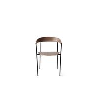 Chaise avec accoudoirs Missing black powdercoated steel frame