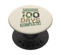 Mission 100 Days of School - Camouflage Complet pour garçons et Enfants PopSockets PopGrip Adhésif