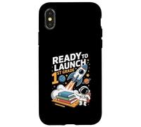 Mission 1st Grade Astronaut School Start Back To School Coque pour iPhone X/XS