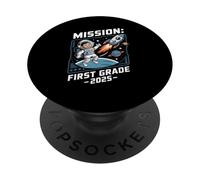 Mission 1st Grade Astronaut School Start Back To School PopSockets PopGrip Adhésif