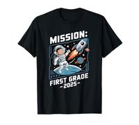 Mission 1st Grade Astronaut School Start Back To School T-Shirt
