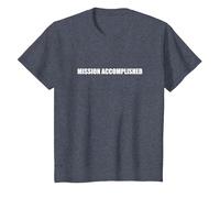 Mission accomplie T-Shirt, Enfant, Bleu Chiné, 2 Ans