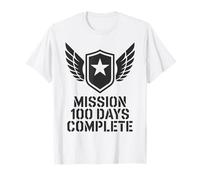Mission AÉRIENNE 100 Jours D'ÉCOLE COMPLÈTE : Military Force Hunter T-Shirt