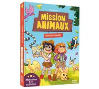 Mission Animaux - Autour du monde - 3 histoires et des activités - Mathilde Paris - Auzou Philippe Eds - broché - Roman cadet