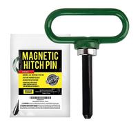 Mission Automotive Broche d'attelage magnétique - Broche d'attelage pour tondeuse à gazon et remorque - Aimant en néodyme ultra puissant pour accrocher et décrocher d'une seule main