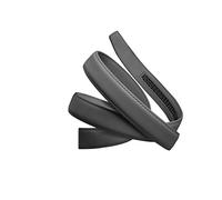 Mission Belt - Sangle de Ceinture Femme en Cuir Sans Trous - Sangle Seule, Boucle Non Fournie, Gray Leather, 30mm Strap