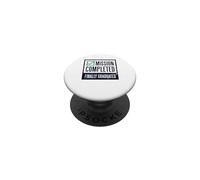 Mission Completed Enfin gradué Graduation Check Meme PopSockets PopGrip Adhésif