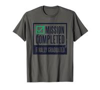 Mission Completed Enfin gradué Graduation Check Meme T-Shirt