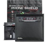 Mission Darkness Non-Window Faraday Bag for Phones (2-Pack) // Device Shielding for Law Enforcement, Military, Executive Privacy, Travel & Data Security, Anti-Hacking & Anti-Tracking Assurance