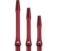 Mission Darts Alicross S0726 Lot de 3 tiges en aluminium de qualité supérieure, rouge, taille M