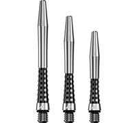 Mission Darts Atom 13 tiges de fléchettes Aliminium disponibles en plusieurs longueurs (noir, court)