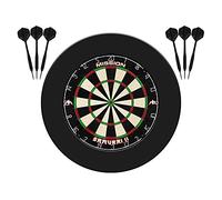 Mission Darts Cible de fléchettes Home Centre | Ensemble complet de fléchettes comprenant une cible de fléchettes et 2 jeux de fléchettes (cadre standard)