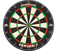 Mission Darts DB023 Samurai II Cible de fléchettes Standard de compétition Professionnelle avec Structure métallique Ultra Fine et Couleurs résistantes à la décoloration