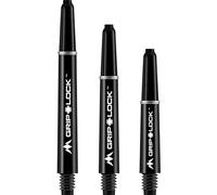 Mission Darts GripLock S1062 Lot de 3 tiges de fléchettes en nylon résistant et durable Tweenie Noir