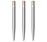 Mission Darts Laser Plus Pointes en Acier Laser | Mosaïque d'éventail | Argent 32 mm