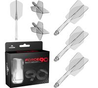 Mission Darts Mission Ailette Force 90 Slim Clear Short