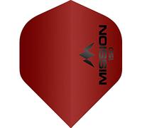 Mission Darts Mission Logo Ailettes de fléchettes | Finition UV épaisse 150 microns | Standard N°2, rouge, 5 jeux de 3 ailettes (#_5xF1857)