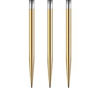 Mission Darts - Pointes de fléchettes en acier à glissement | Pointes de rechange lisses et unies, 40 mm, or (#_1xX2442)