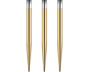 Mission Darts - Pointes de fléchettes en acier à glissement | Pointes de rechange lisses unies, 34 mm, Or (#_1xX2439)