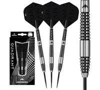 Mission Darts Quadrant D1515 Jeu de fléchettes avec pointe en acier 90 % tungstène - Standard, M2, 24 g