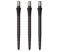 Mission Darts Sniper Points Ripple | Pointes de Rechange à Pointe en Acier | 32 mm Noir