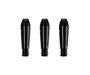 Mission Darts Tiges de fléchettes Titan Fox en titane et aluminium (noir, 3 embouts de rechange uniquement)
