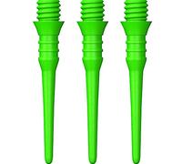 Mission Darts Titan Pro Lot de 50 pointes de fléchettes à pointe souple en plastique 2ba, vert fluo (X9159)