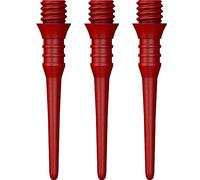 Mission Darts Titan Pro Pointes de Fléchettes Souples | 2ba Plastique Softip, 1 Paquet de 50 Pointes, Rouge (X9157)