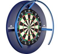 Mission Darts TOR270 Torus 270 | Système d'éclairage LED pour cible de fléchettes avec zone d'accès facile pour un jeu illimité. Noir sablé (bleu métallisé, USB)