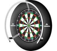 Mission Darts Torus 270 | Système d'éclairage LED pour cible de fléchettes, accessible et idéal pour un jeu illimité. Disponible en noir, rouge et bleu sablé