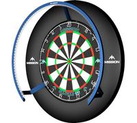 Mission Darts Torus 270 | Système d'éclairage LED pour cible de fléchettes avec accès facile à la zone de jeu de fléchettes pour un jeu illimité. Disponible en noir, rouge et bleu sablé