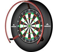 Mission Darts Torus 270 | Système d'éclairage LED pour cible de fléchettes avec accès facile à la zone de jeu de fléchettes pour un jeu illimité. Disponible en noir, rouge et bleu sablé