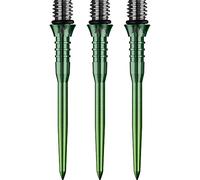 Mission Darts X2625 Titan Pro Pointe de conversion rainurée en titane 34 mm Vert dégradé