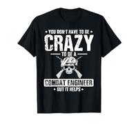 Mission de Combat US Military US Army Combat Engineer T-Shirt